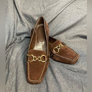 Nickels penny loafers suede brown